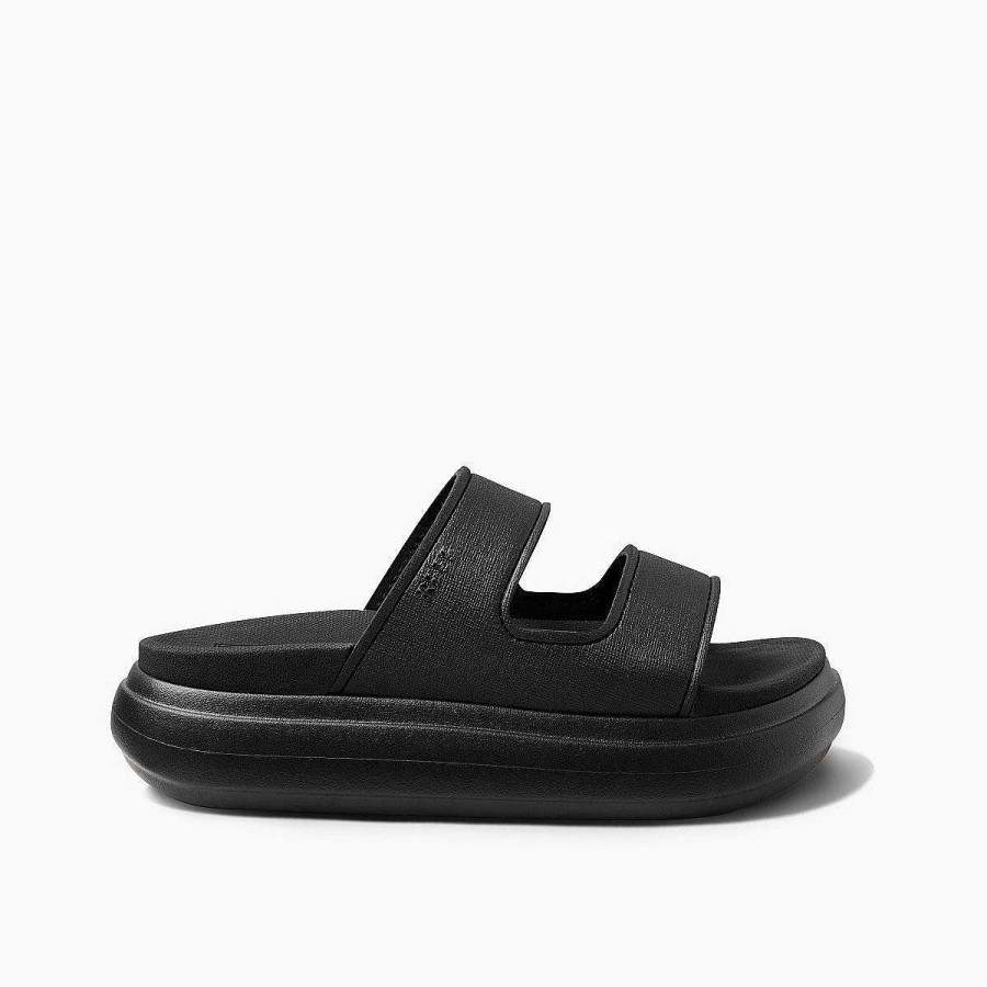 Vrouwen Reef Sandalen | Kussen Bondi 2 Bar Zwart Zwart