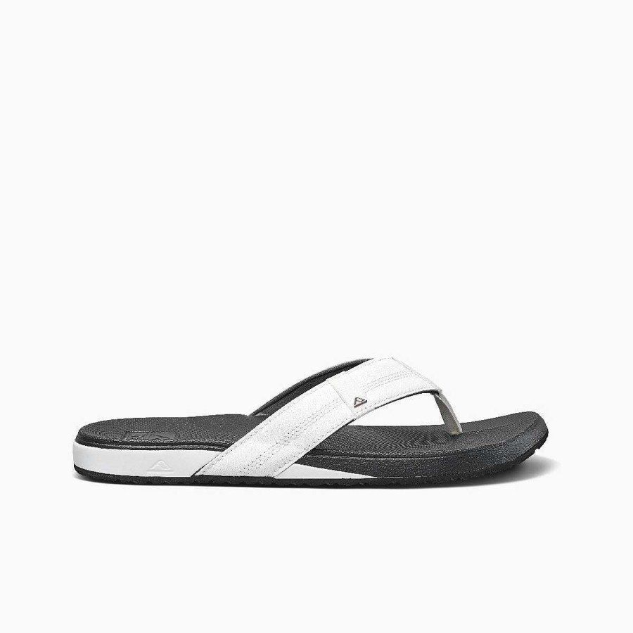 Heren Reef Sandalen | Kussen Fantoom Wit/Houtskool