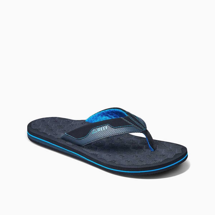 Heren Reef Slippers | De Ripper Zwart Blauw