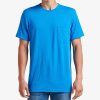 Heren Reef T-Shirts | Smith T-Shirt Met Korte Mouwen En Zak Frans Blauw