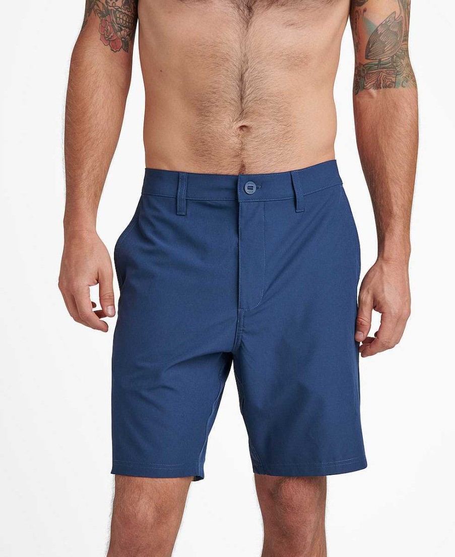 Heren Reef Shorts En Boardshorts | Medford Hybride Kort 19" Insigne Blauw