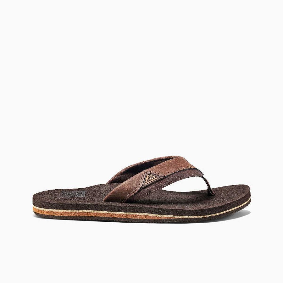 Heren Reef Slippers | Kussen Dawn Bruin