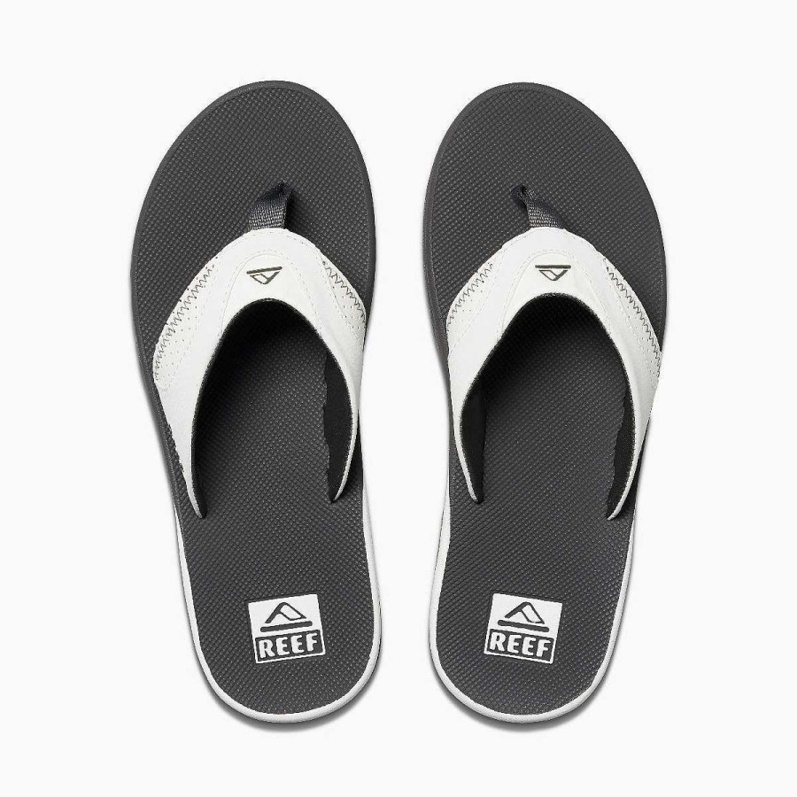 Heren Reef Slippers | Waaien Grijs Wit