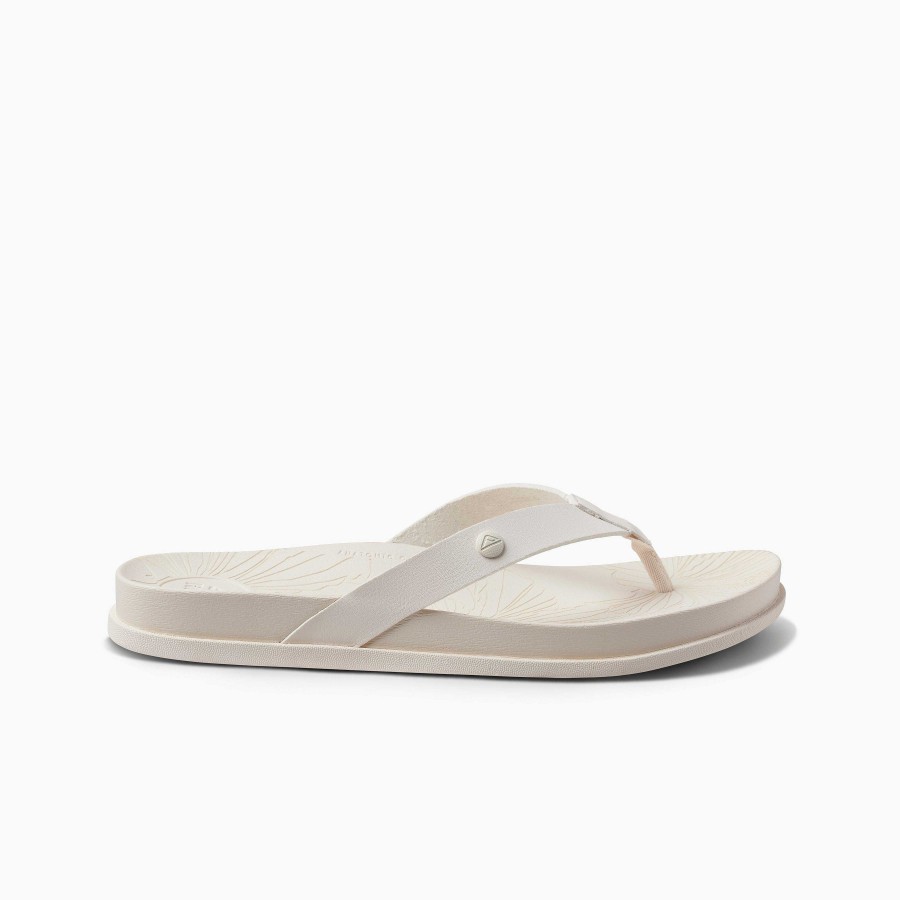 Vrouwen Reef Slippers | Kussen Porto Cruz Fluister Wit