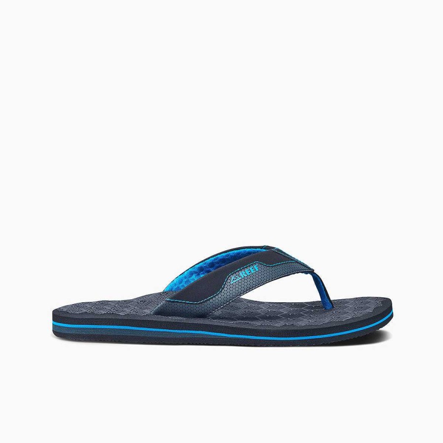 Heren Reef Slippers | De Ripper Zwart Blauw