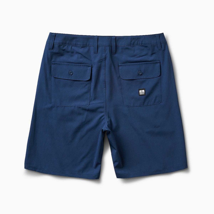 Heren Reef Shorts En Boardshorts | Medford Hybride Kort 19" Insigne Blauw