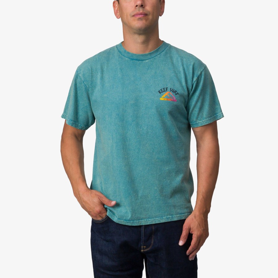 Heren Reef T-Shirts | Grimmig T-Shirt Met Korte Mouwen Blauw