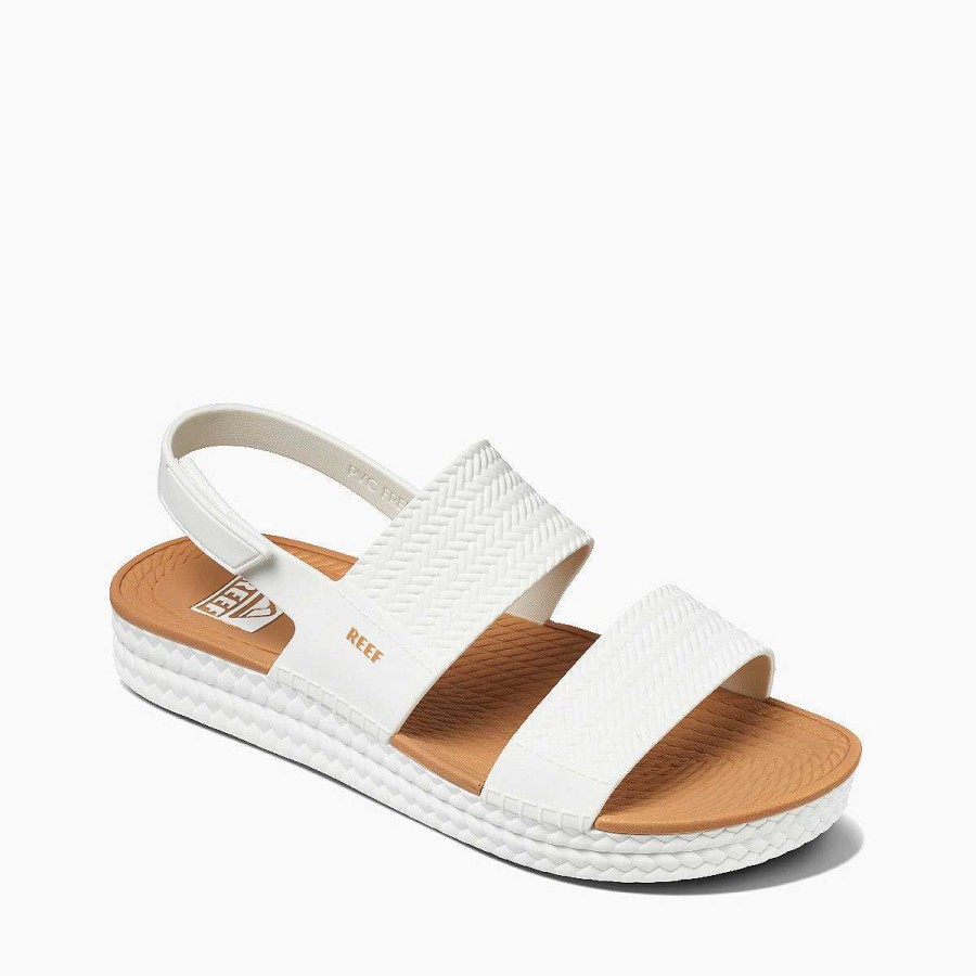 Vrouwen Reef Sandalen | Rifwater Uitzicht Wit/Bruin