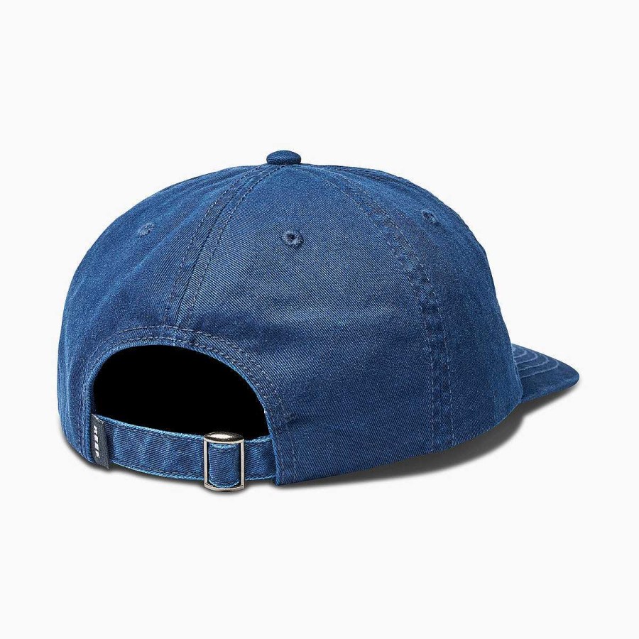 Heren Reef Hoofddeksels En Accessoires | Ardo Strapback Ongestructureerde Hoed Insigne Blauw