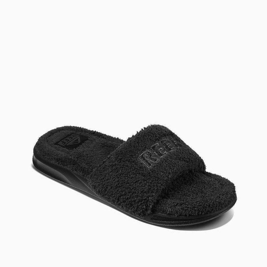 Heren Reef Slippers | Een Dia-Chill Zwart