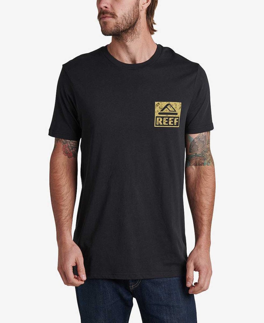 Heren Reef T-Shirts | Wellie-T-Shirt Met Korte Mouwen Kaviaar