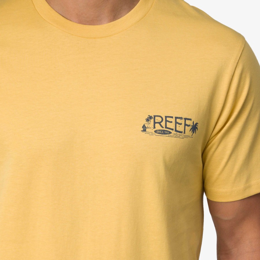 Heren Reef T-Shirts | Malibu T-Shirt Met Korte Mouwen Rotan