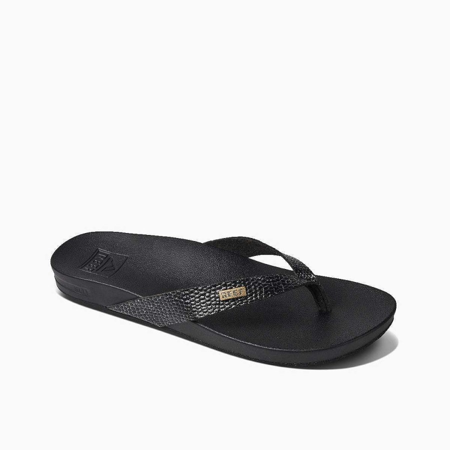 Vrouwen Reef Sandalen | Kussen Hof Zwart Sassy