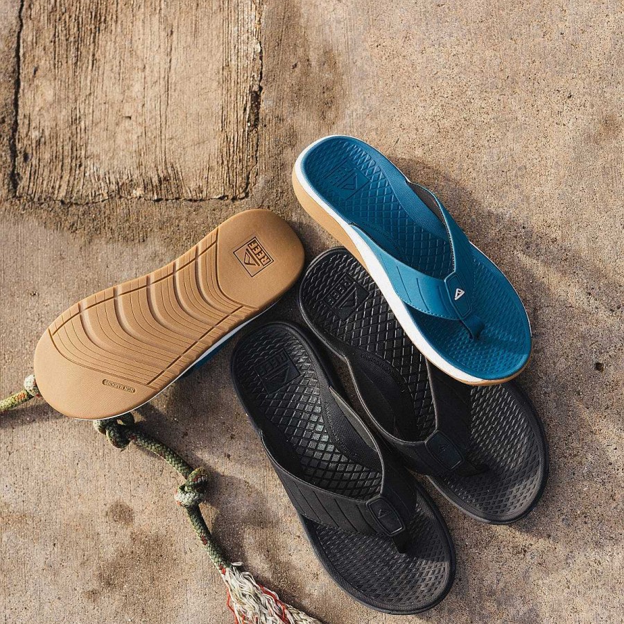 Heren Reef Slippers | De Deckhand Zwart