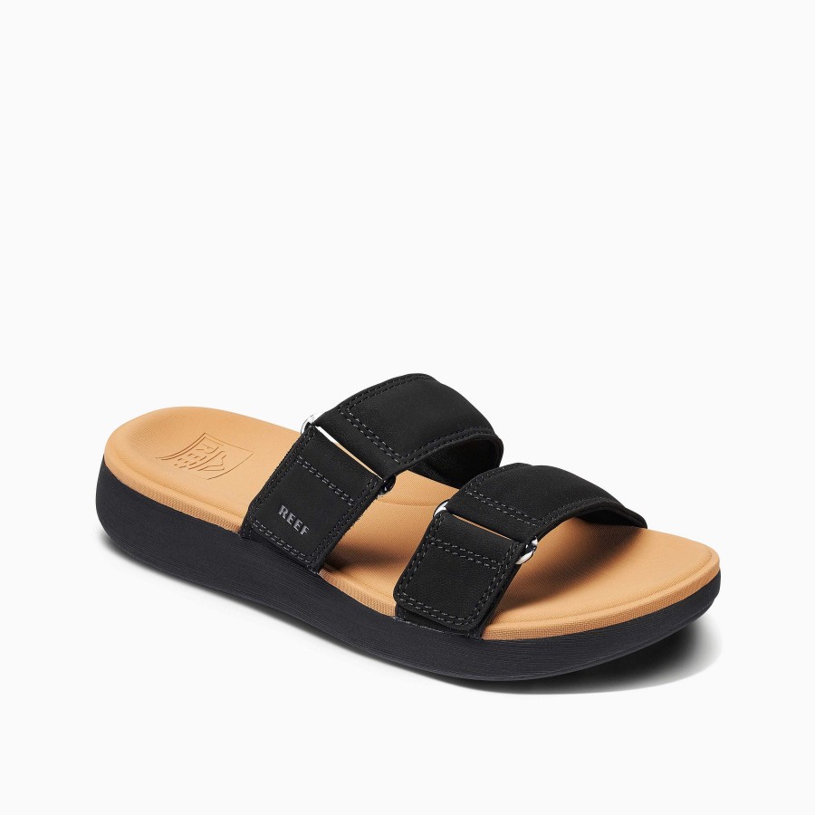 Vrouwen Reef Sandalen | Kussen Wolk Roa Zwart/Bruin