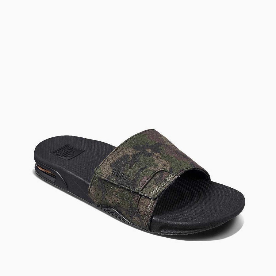 Heren Reef Sandalen | Waaierglijbaan Olijf Camo