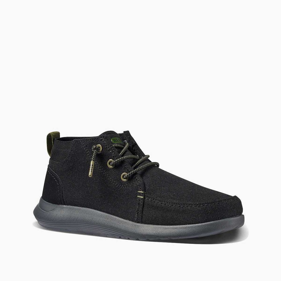 Heren Reef Schoenen | Zwelzool Whitecap Zwart