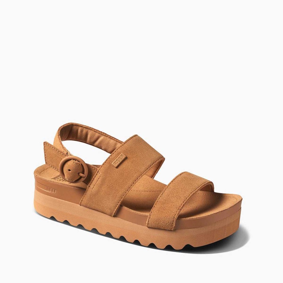 Vrouwen Reef Sandalen | Vista Hallo Gesp Natuurlijk Suede