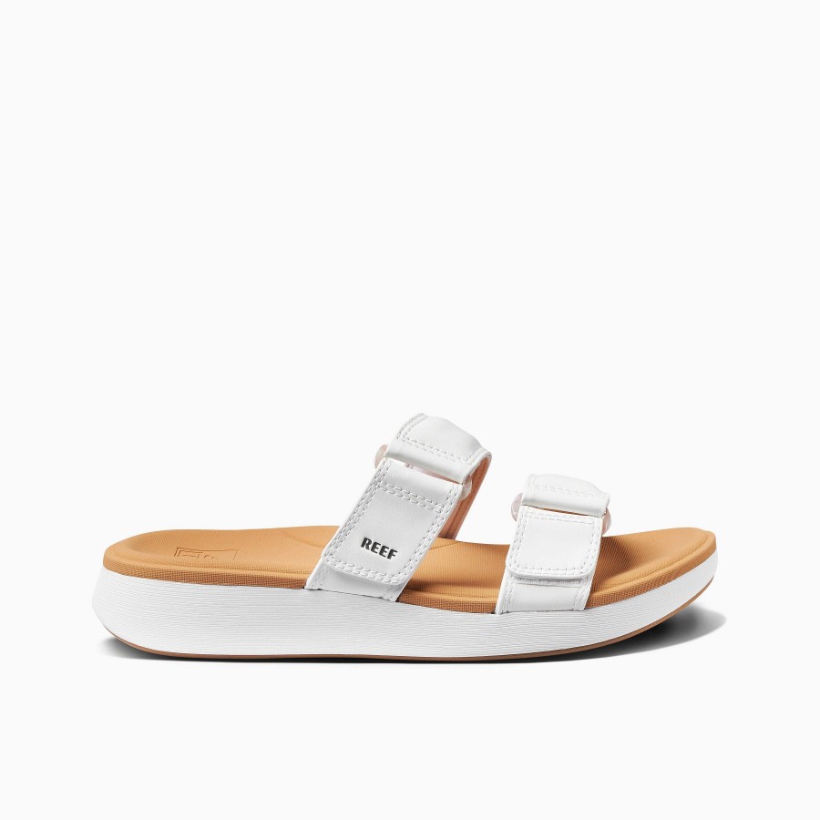 Vrouwen Reef Sandalen | Kussen Wolk Roa Wit/Bruin