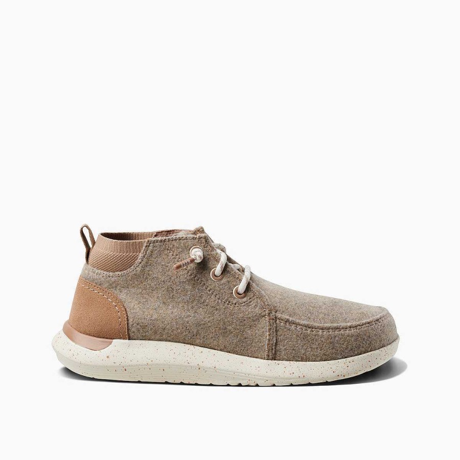 Heren Reef Schoenen | Zwelzool Whitecap Bruine Wol