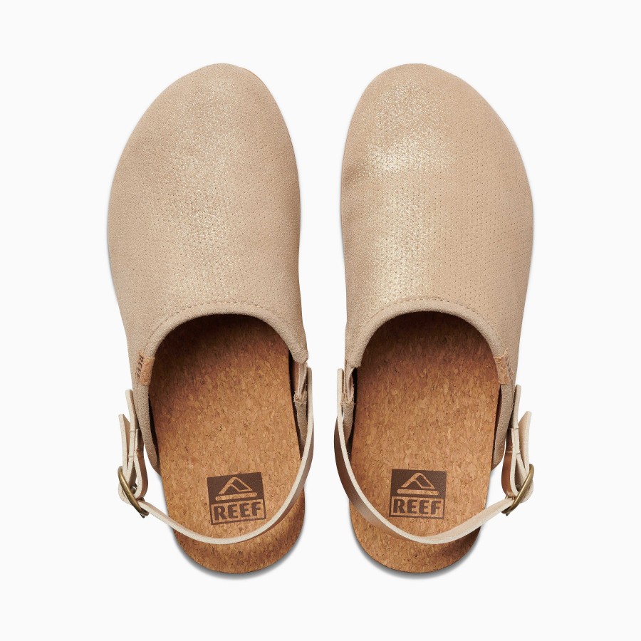 Vrouwen Reef Dia'S | Rifkussen Salie Suede Gouden Uur