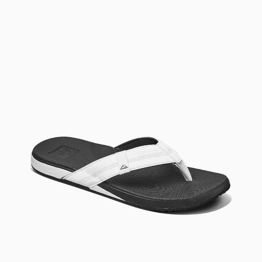 Heren Reef Sandalen | Kussen Fantoom Wit/Houtskool