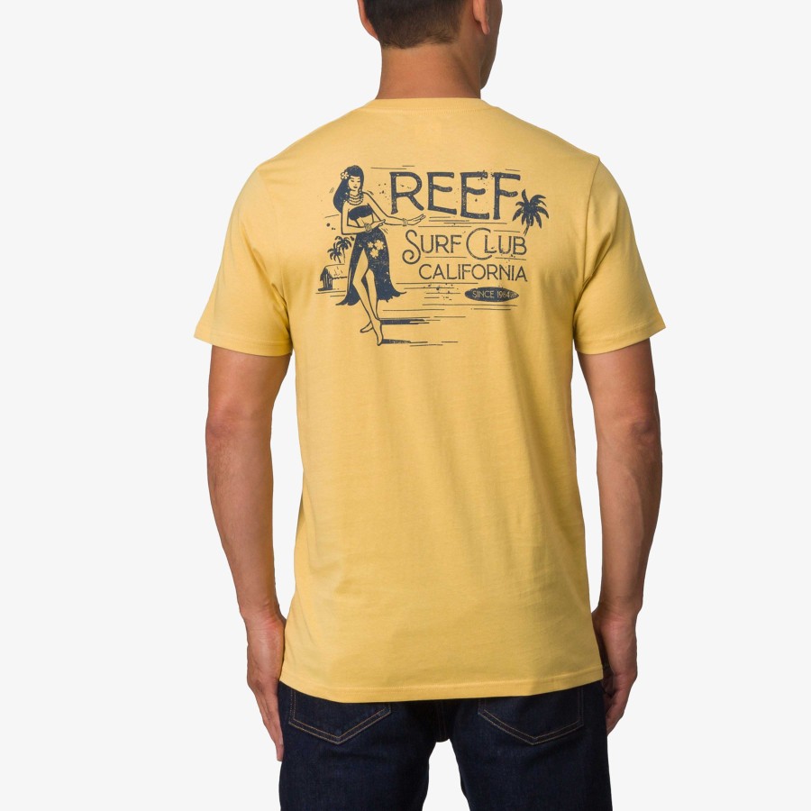 Heren Reef T-Shirts | Malibu T-Shirt Met Korte Mouwen Rotan