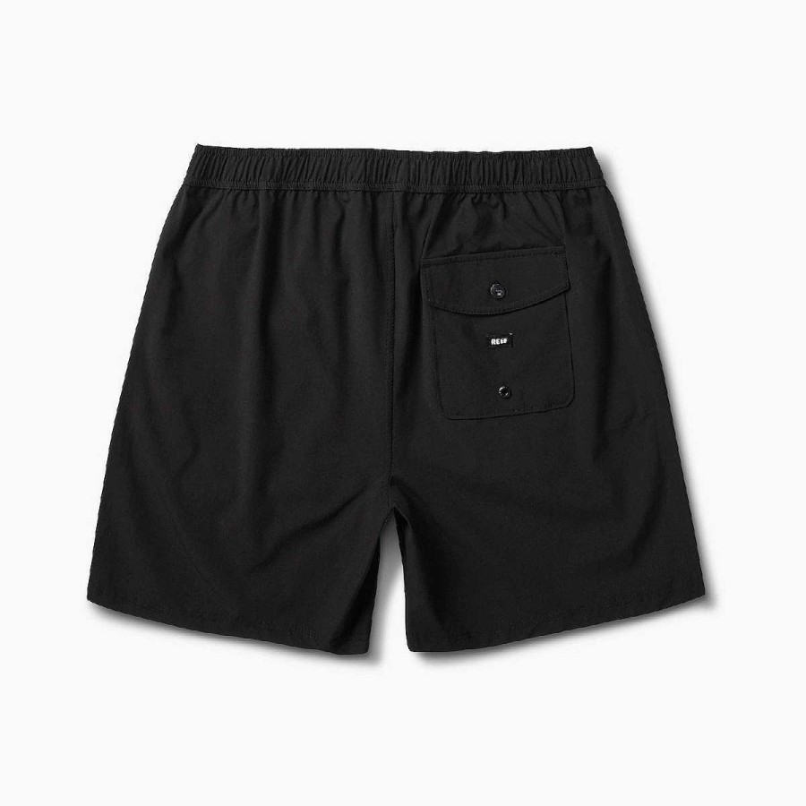 Heren Reef Shorts En Boardshorts | Fields Elastische Taille Walk Short 17" Kaviaar