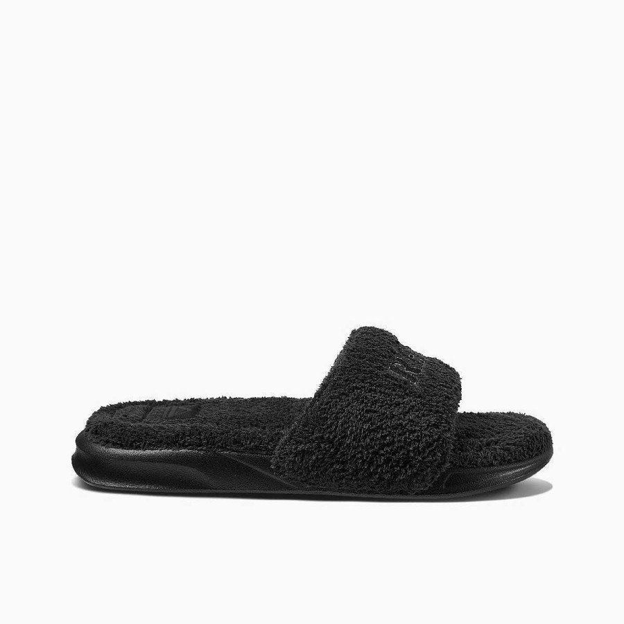 Heren Reef Slippers | Een Dia-Chill Zwart