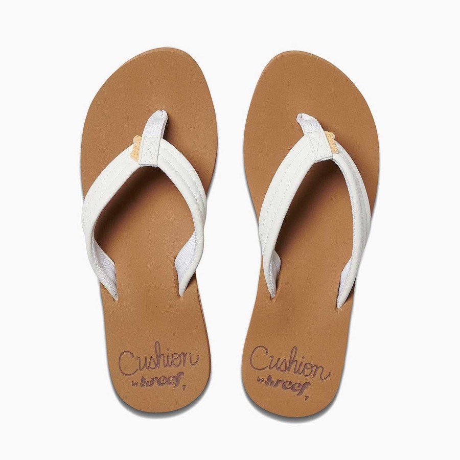 Vrouwen Reef Slippers | Rifkussen Breeze Wolk