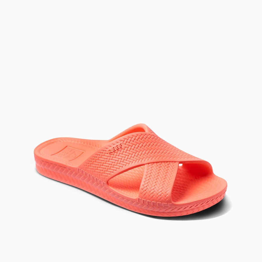 Vrouwen Reef Dia'S | Water X-Glijbaan Neon Klaproos