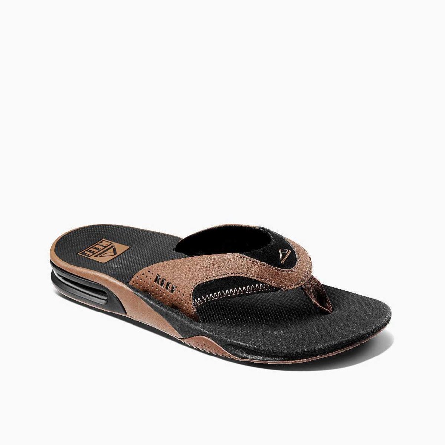 Heren Reef Sandalen | Waaien Zwart En Getint