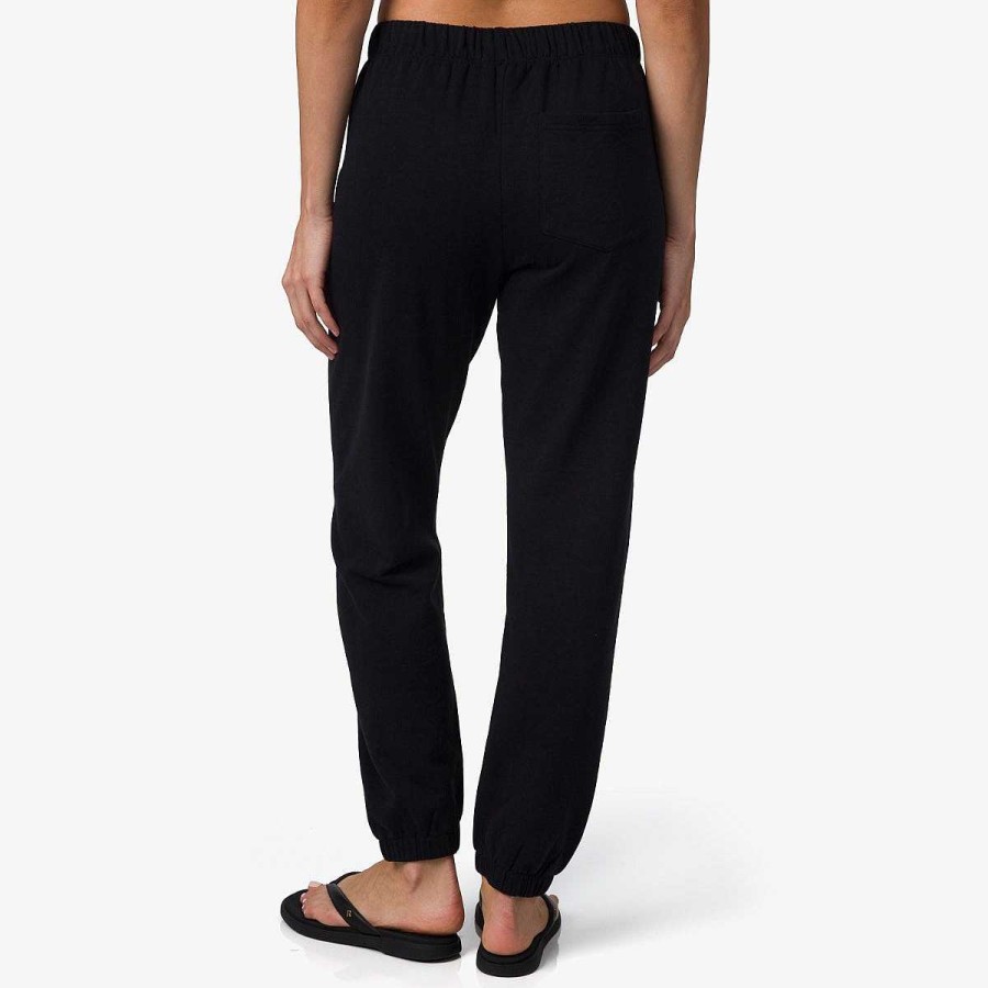 Vrouwen Reef Joggingbroek | Becca French Terry Jogger Zwart